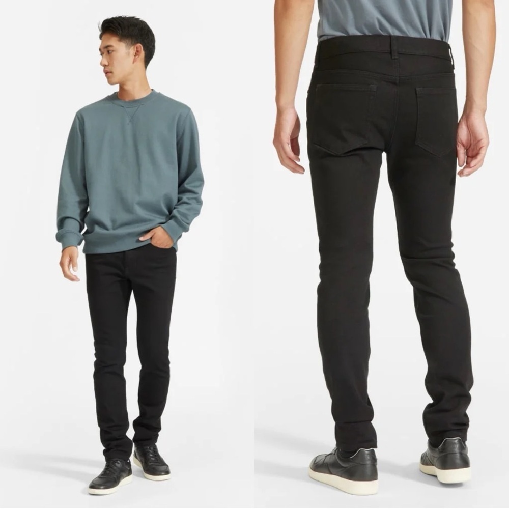 Everlane Uniform Black 4 Way Stretch Skinny Jeans